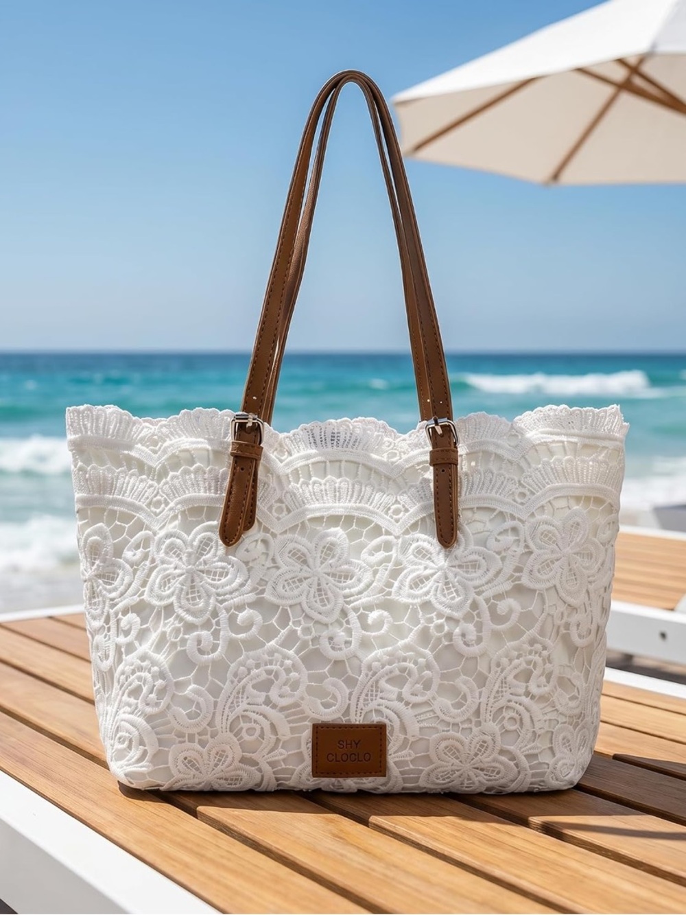 Bohemian Lace Tote - Picture 2 of 7